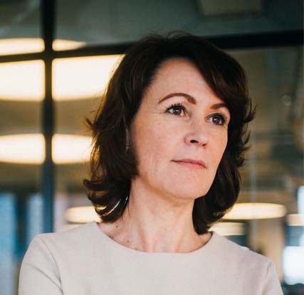 Mirjam, bestuurder op Innoord